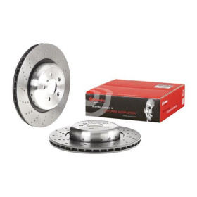 BREMBO Brzdový kotouč děrované/vnitřně chladené Ø370mm 09.D901.23_thumb2