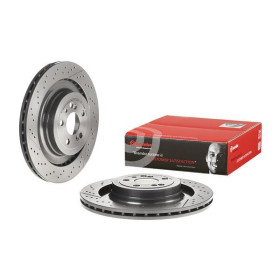 BREMBO Brzdový kotouč děrované/vnitřně chladené Ø360mm 09.A907.11_thumb2