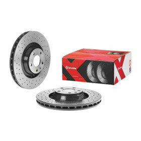 BREMBO Brzdový kotouč děrované/vnitřně chladené Ø347mm 09.8841.3X_thumb2