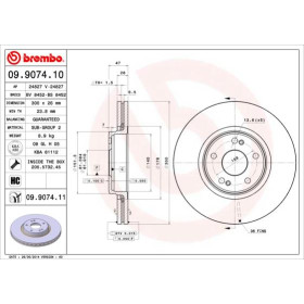 BREMBO Brzdový kotouč větraný Ø300mm 09.9074.11_thumb2