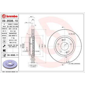 BREMBO Brzdový kotouč větraný Ø294mm 09.9598.11_thumb3