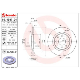 BREMBO Brzdový kotouč větraný Ø266mm 09.4987.21_thumb3