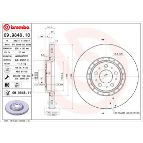 BREMBO Brzdový kotouč Ø336mm 09.9848.11_thumb2