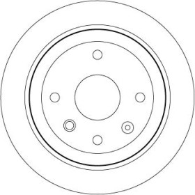 TRW Brzdový kotouč plný Ø257mm DF7381_thumb2