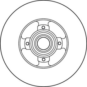 TRW Brzdový kotouč plný Ø268mm DF6128BS_thumb2