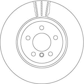 TRW Brzdový kotouč Brzdový kotouč dvoudílný Ø345mm DF6610S_thumb2