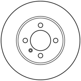 TRW Brzdový kotouč větraný Ø260mm DF2550_thumb2