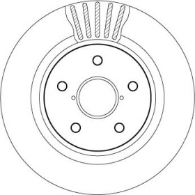 TRW Brzdový kotouč plný Ø250mm DF2059BS_thumb2