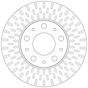 TRW Brzdový kotouč větraný Ø280mm DF4771S_thumb2