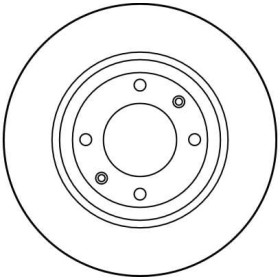 TRW Brzdový kotouč větraný Ø266mm DF1220_thumb2