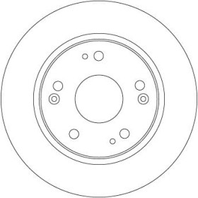 TRW Brzdový kotouč plný Ø260mm DF4837_thumb2