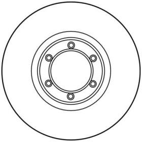 TRW Brzdový kotouč větraný Ø252mm DF1002_thumb2