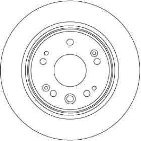 TRW Brzdový kotouč plný Ø282mm DF8083_thumb2