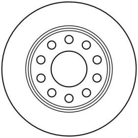 TRW Brzdový kotouč plný Ø255mm DF4211_thumb2