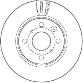 TRW Brzdový kotouč větraný Ø247mm DF4469_thumb2