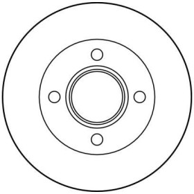 TRW Brzdový kotouč větraný Ø240mm DF2753_thumb2