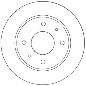 TRW Brzdový kotouč plný Ø250mm DF4463_thumb2