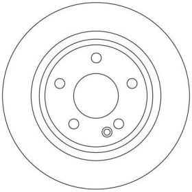 TRW Brzdový kotouč plný Ø276mm DF4383_thumb2