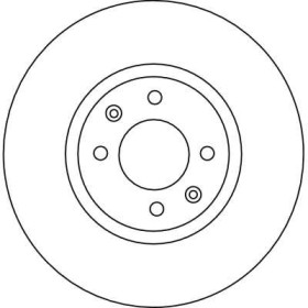 TRW Brzdový kotouč větraný Ø288mm DF4141_thumb2