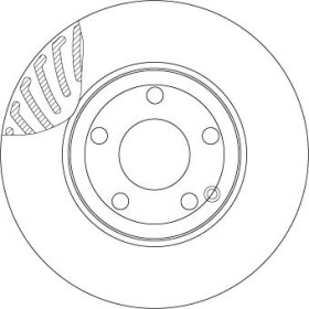 TRW Brzdový kotouč větraný Ø295mm DF4863S_thumb2