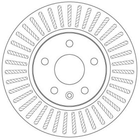 TRW Brzdový kotouč větraný Ø276mm DF7475_thumb3