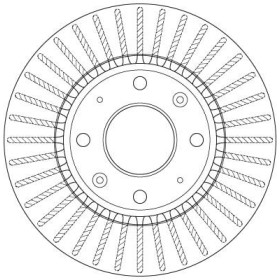 TRW Brzdový kotouč větraný Ø275mm DF6229_thumb2