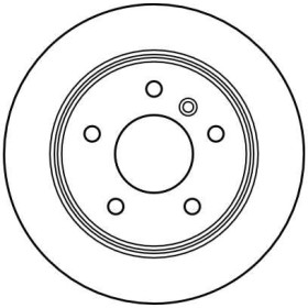 TRW Brzdový kotouč plný Ø258mm DF4223_thumb2