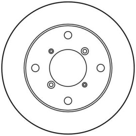 TRW Brzdový kotouč větraný Ø231mm DF3032_thumb2