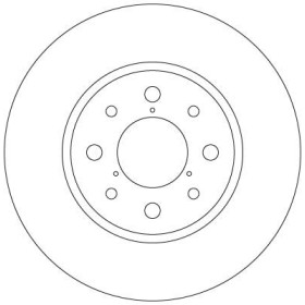 TRW Brzdový kotouč plný Ø251mm DF6347_thumb2