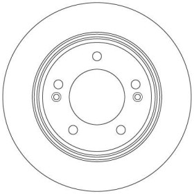 TRW Brzdový kotouč plný Ø262mm DF6627_thumb2