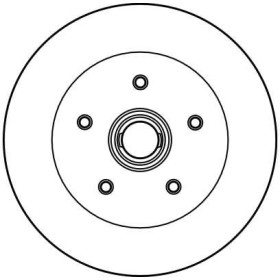 TRW Brzdový kotouč plný Ø258mm DF2587_thumb2