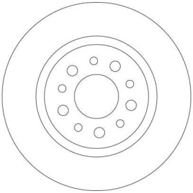 TRW Brzdový kotouč plný Ø276mm DF4440_thumb2