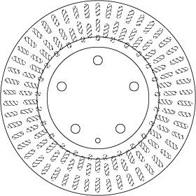 TRW Brzdový kotouč větraný Ø280mm DF6670_thumb2