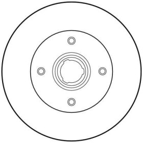 TRW Brzdový kotouč plný Ø226mm DF1529_thumb2