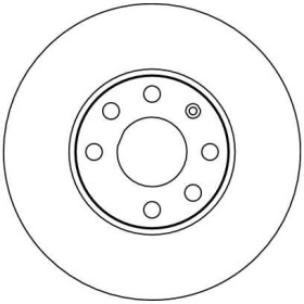 TRW Brzdový kotouč větraný Ø256mm DF4042_thumb2