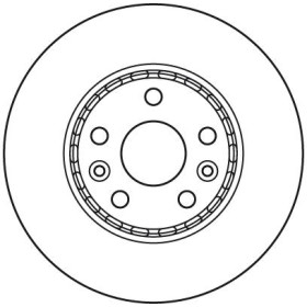 TRW Brzdový kotouč větraný Ø280mm DF6110_thumb2