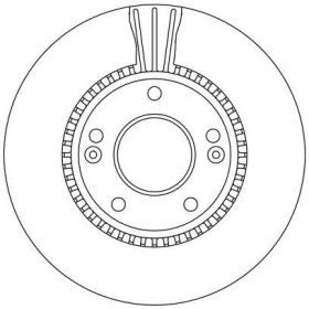 TRW Brzdový kotouč větraný Ø280mm DF4283_thumb2