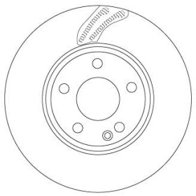 TRW Brzdový kotouč větraný Ø295mm DF6591_thumb2