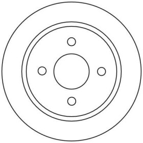 TRW Brzdový kotouč plný Ø253mm DF1654_thumb2