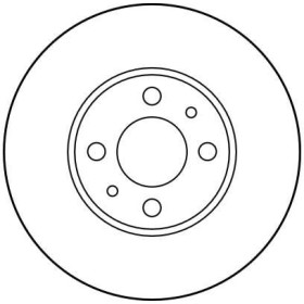 TRW Brzdový kotouč větraný Ø257mm DF2734_thumb2