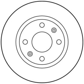 TRW Brzdový kotouč větraný Ø260mm DF2782_thumb2