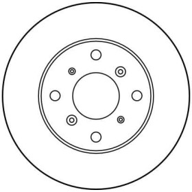 TRW Brzdový kotouč větraný Ø260mm DF3109_thumb2