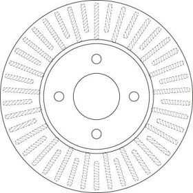 TRW Brzdový kotouč větraný Ø260mm DF6430_thumb2