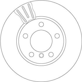 TRW Brzdový kotouč větraný Ø294mm DF6136_thumb2