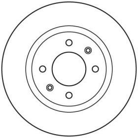 TRW Brzdový kotouč větraný Ø252mm DF6116_thumb2