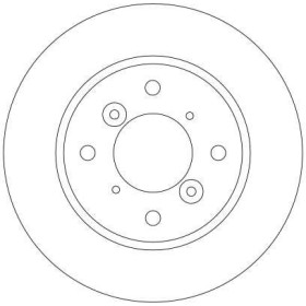 TRW Brzdový kotouč větraný Ø246mm DF4435_thumb2