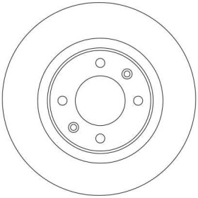 TRW Brzdový kotouč plný Ø276mm DF4215_thumb2