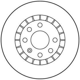 TRW Brzdový kotouč větraný Ø256mm DF1625_thumb2