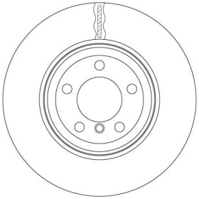 TRW Brzdový kotouč větraný Ø280mm DF6471_thumb2