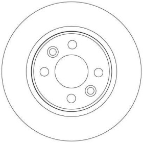 TRW Brzdový kotouč plný Ø259mm DF4381_thumb2